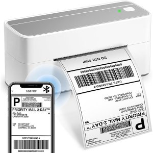 ASprink Bluetooth Thermal Shipping Label Printer - 241BT Label Printer for Shipping Packages - 4x6 Thermal Shipping Label Printer Wireless Label Makers, Compatible with USPS, Shopify, Amazon, Ebay