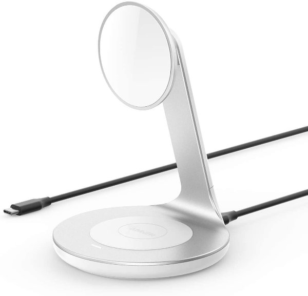PowerWave Magnetic 2-in-1 Stand Wireless Charger