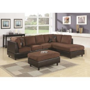 Wildon Home Aniela Eazy Rider Sectional with Ottoman