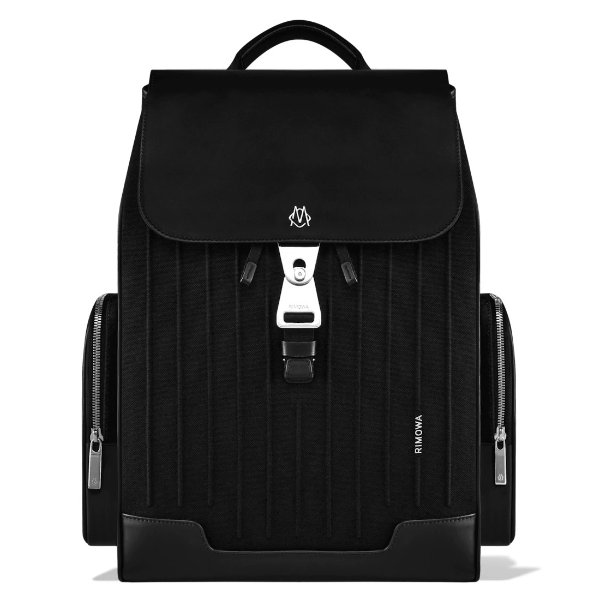 Backpack Large in Leather & Canvas | Black | RIMOWA