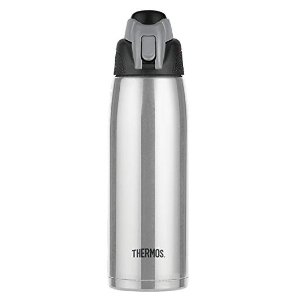 Thermos Vacuum Insulated 24 Ounce Stainless Steel Hydration Bottle, Charcoal