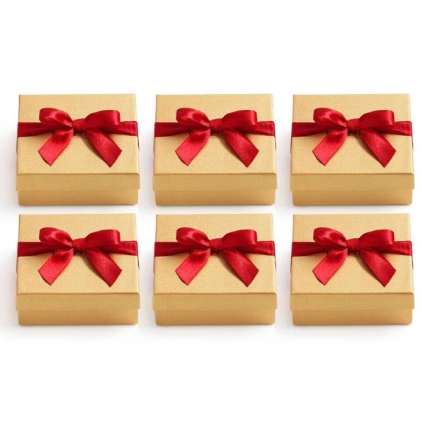 Assorted Chocolate Gold Favor, Red Ribbon | GODIVA