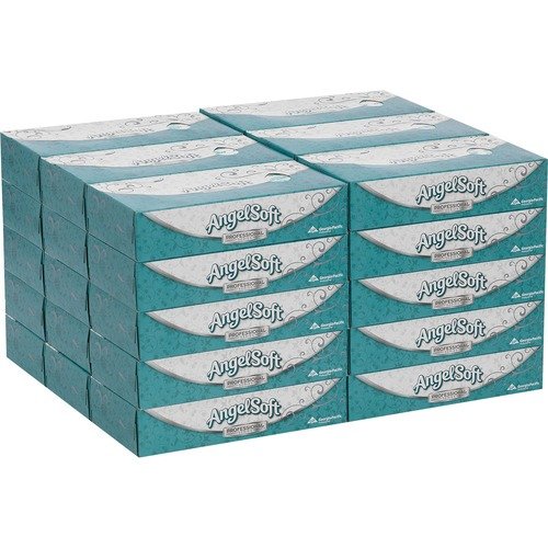 Angel Soft Professional Series Angel Soft ps Facial Tissue, 2 Ply - White