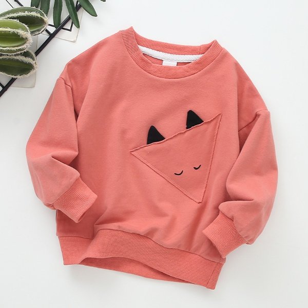 Baby / Toddler Girl Fox Solid Pullover
