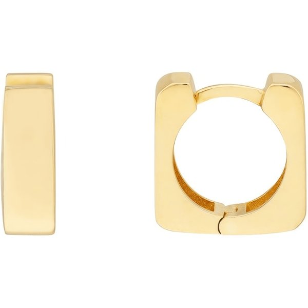 14kt Gold 10.50mm Small Square Hoop EarringsSKU: TM022650-14Y14kt Yellow Gold