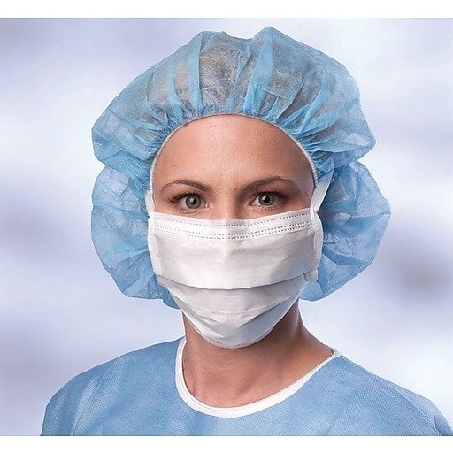 Shop Staples for Medline Sensitive Skin Surgical Face Masks, White, 300/Pack