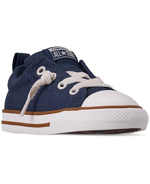 Little Boys' Chuck Taylor All Star Street Slip Casual Sneakers from Finish Line