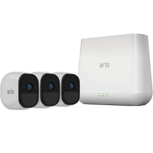 黒五价：NETGEAR Arlo Pro 家庭安全系统 (3个无线HD摄像头)
