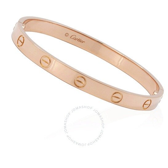 Love Bracelet 18k Rose Gold Size 17 (5.98-6.29 inch) Ladies CRB6067417