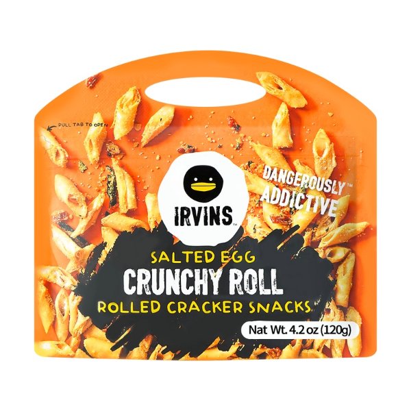 IRVINS Salted Egg Crunchy Roll Cracker 120g