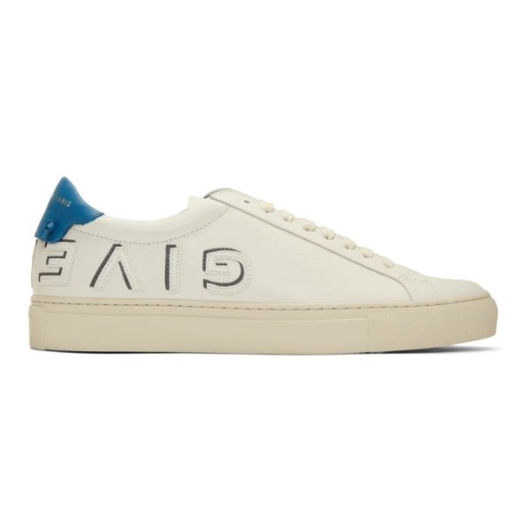 - Off-White & Blue Reverse Urban Knots Sneakers