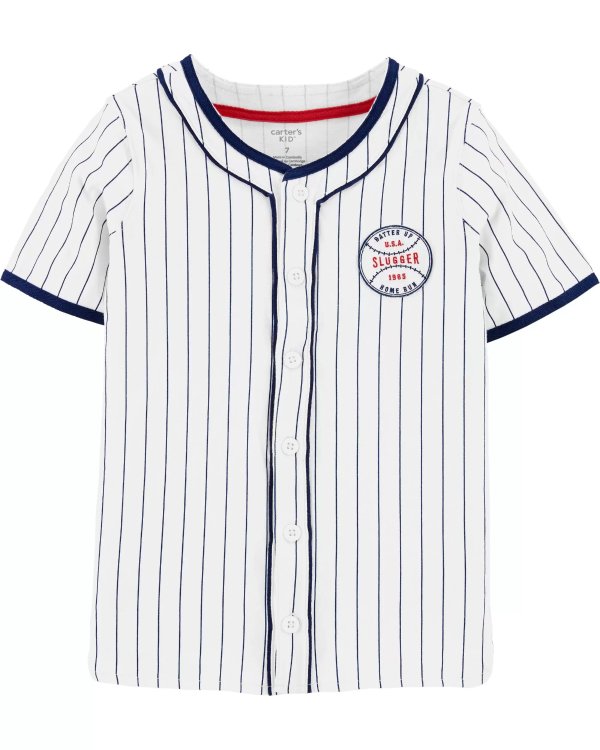 Baseball Button-Front Shirt