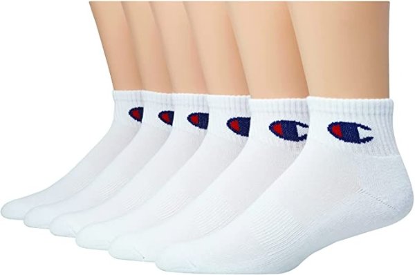 Women's 6-pack Logo Ankle Socks