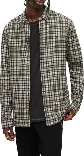 Lexington Plaid Cotton Flannel Button-Up Shirt