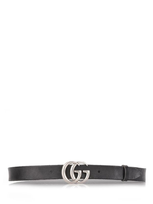 GG Logo Leather Belt
