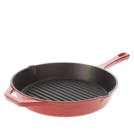 Kitchen HQ 11" Nonstick Cast Iron Grill Pan - 20000022 | HSN