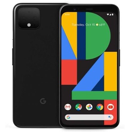 64GB Google Pixel 4 Unlocked Smartphone (Clearly White or Just Black)