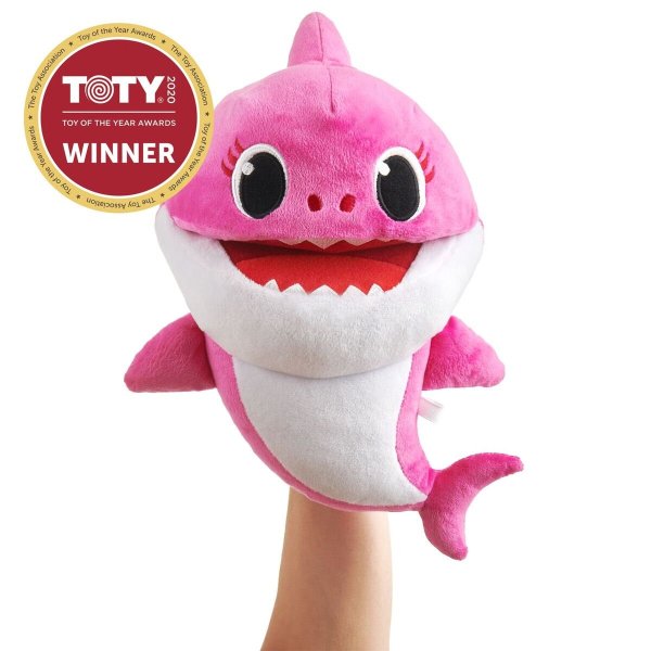 Pinkfong鲨鱼妈妈手偶互动玩具