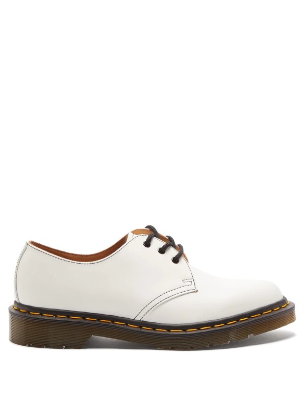 X Dr. Martens leather derby shoes | Comme des Garcons Comme des Garcons | MATCHESFASHION US