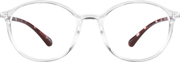 透明圆框眼镜