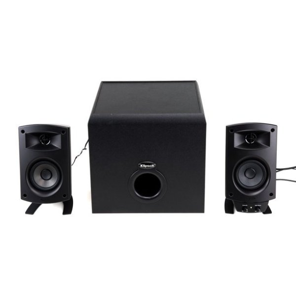 ProMedia 2.1 Bluetooth Computer Speakers with Subwoofer - 100 Watt Total - Desktop Speaker system with Bluetooth Wireless Technology - Black finish
