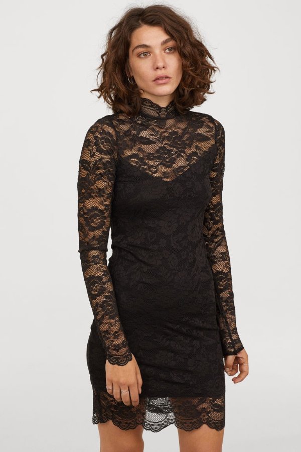 Fitted Lace Dress
