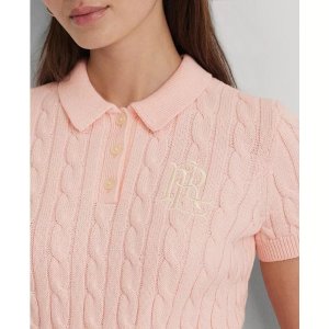 Ralph LaurenWomen's Cable-Knit Polo Shirt
