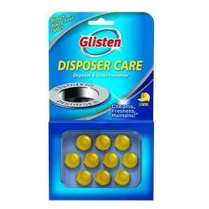 Glisten Disposer Care Freshener, Lemon Scent, 10 Use