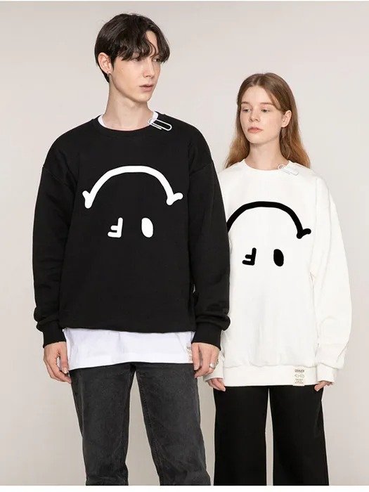 Reverse Smile Drawing Sweatshirt
