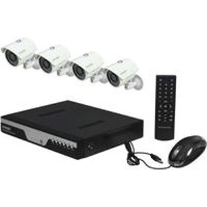 Zmodo 8-Chanel DVR 4-Camera Security System