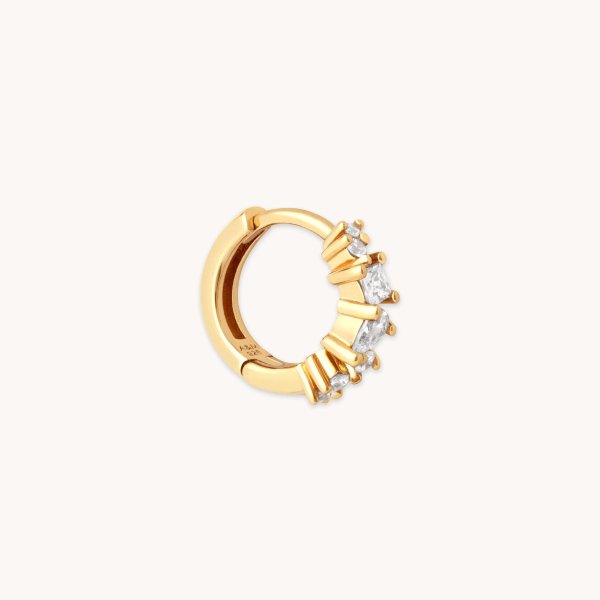 Celestial Gold 8mm Hoop | Astrid & Miyu Earrings