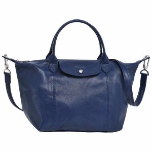 Longchamp Leather Foldover Shoulder Bag