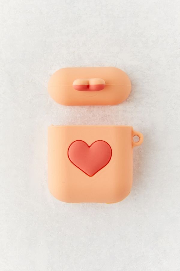 Heart-Shaped Silicone AirPods Case