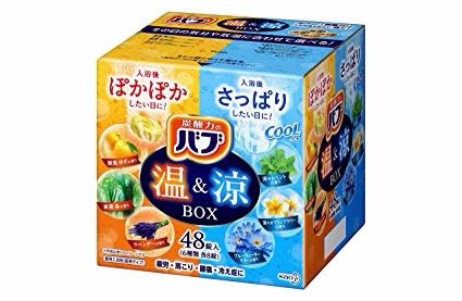 【大容量】バブ 温&涼BOX 48錠 炭酸入浴剤