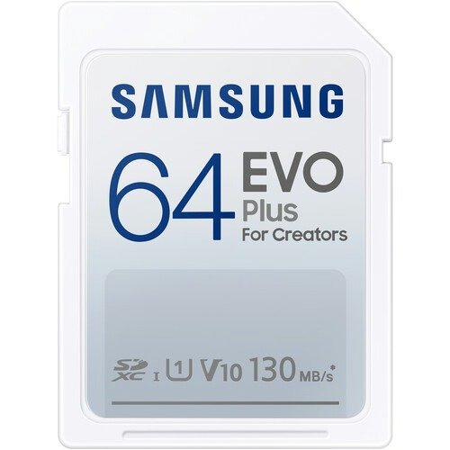64GB EVO Plus UHS-I SDXC Memory Card