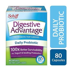 Digestive Advantage Daily Probiotic - Survives Better than 50 Billion - 80 Capsules
