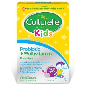 史低价：Culturelle 儿童益生菌+综合维生素30片，适合3岁+儿童