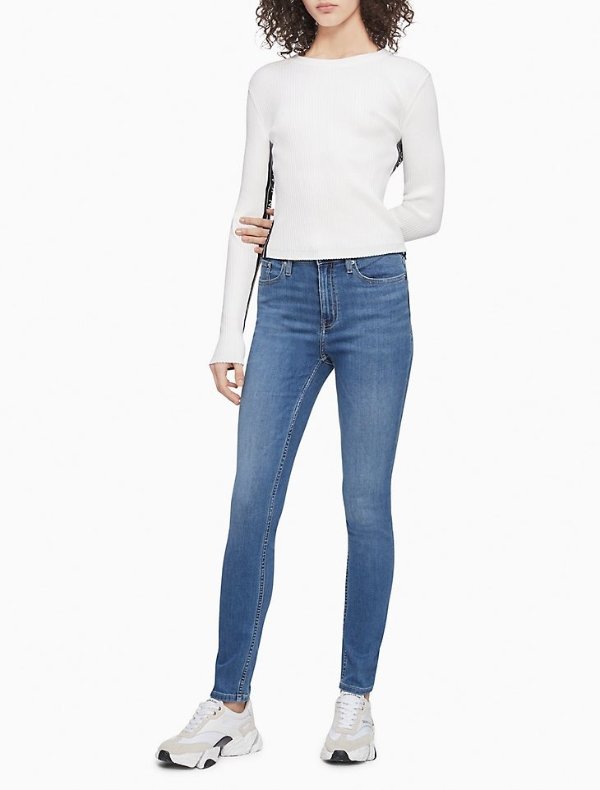 Skinny Fit High Rise Enza Long Jeans