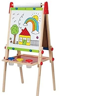 Award Winning All-in-One Wooden Kid's Art Easel with Paper Roll and Accessories &Art Paper Roll Replacement for Kid's Art Easel Paper- 15"X 787"