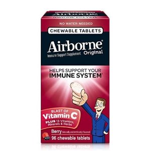 Vitamin C 1000mg - Airborne Chewable Tablets 96 Count