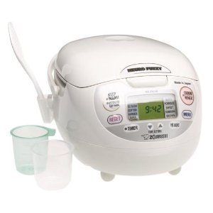 Zojirushi NS-ZCC10 5.5Cup (Uncooked) Neuro Fuzzy Rice Cooker and Warmer