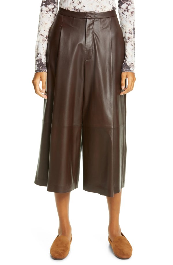 Leather Culottes