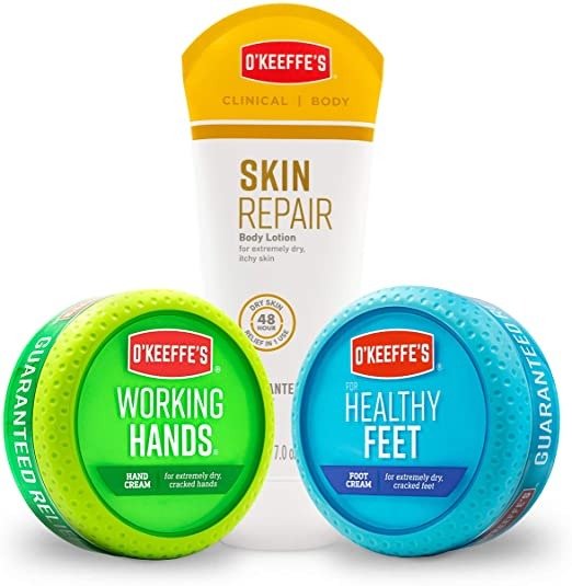 O’Keeffe’s Working Hands, Healthy Feet, Skin Repair Variety Pack
