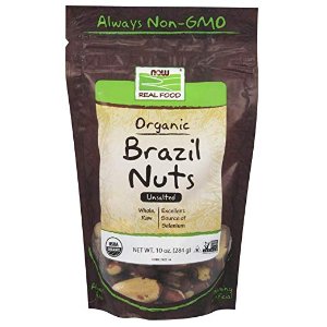 NOW Foods Organic Brazil Nuts, 10-Ounce