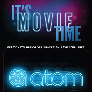 Atom Tickets Studio Movie Grill Theaters 电影票特惠