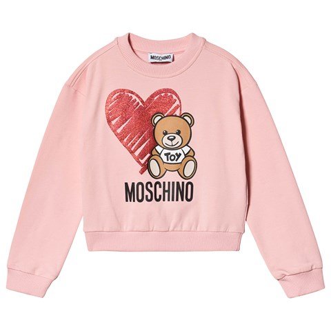 Pink Heart Bear Branded Sweatshirt | AlexandAlexa