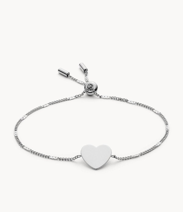 Engravable Heart Stainless Steel Bracelet
