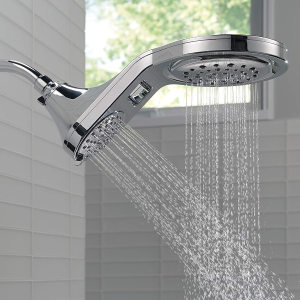 Delta Universal Showering Components HydroRain® 5-Setting Two-in-One Shower Head