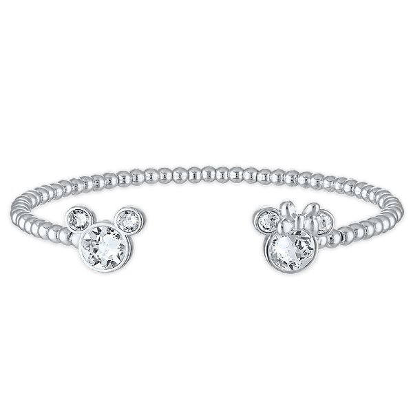 Mickey and Minnie Mouse Swarovski Crystal Bracelet | shopDisney