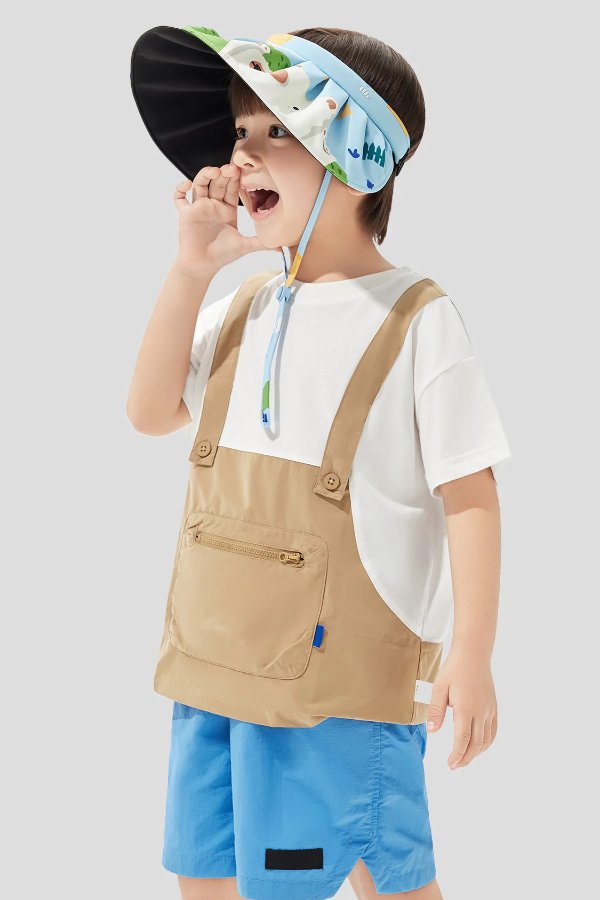 Yunji - kids' Shell-style Outdoor Sun Hat UPF50+
